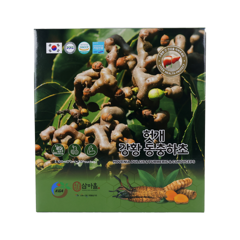 Nước Mát Gan Đông Trùng Nghệ KGA Hàn Quốc - Hỗ Trợ Chăm Sóc Sức Khỏe Gan Cho Người Trưởng Thành - 30 Gói Tiện Dụng