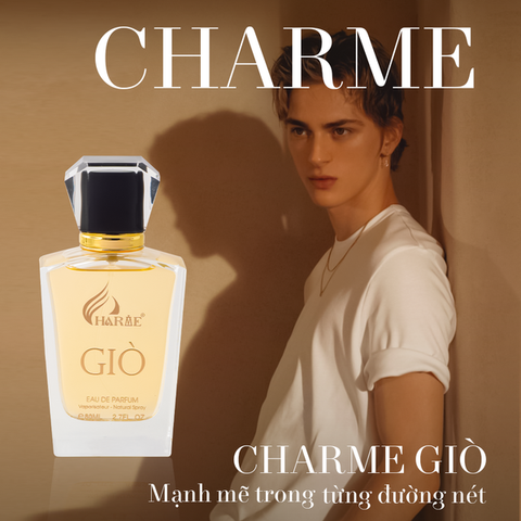 Nước Hoa Nam Charme Giò 80ml - Hương Gỗ Thơm Sang Trọng Đủ Độ Lưu Hương, Quyến Rũ Dành Cho Phái Mạnh