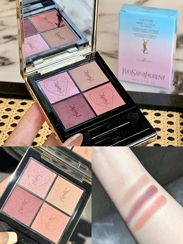 Bảng Phấn Mắt Yves Saint Laurent YSL Couture Mini Clutch 125 Blooming Lust 4g - Phấn Trang Điểm Cao Cấp, Đa Dạng Màu Sắc, Dễ Dàng Sử Dụng