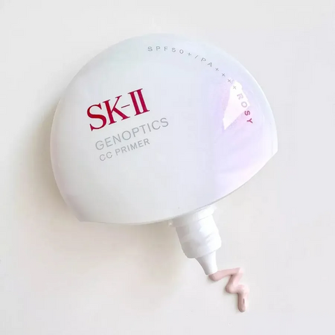 Kem Chống Nắng SK-II Genoptics CC Primer Rosy SPF50+/PA++++ 30g - Bảo Vệ Da Ẩm Mịn, Rạng Rỡ, Chống Nắng Hiệu Quả, Chính Hãng