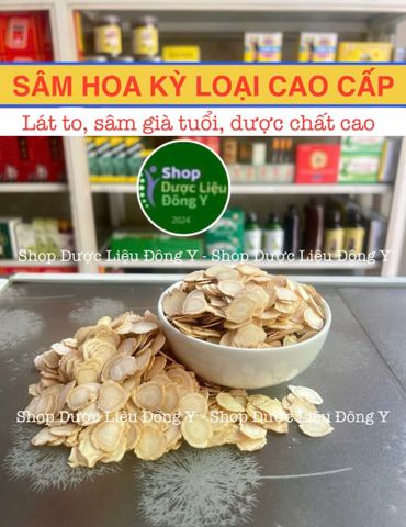 Sâm Tây Dương Lát (Panax Quinquefolius) 100g - Thực Phẩm Khô Giúp Tăng Cường Sức Đề Kháng và Chống Mệt Mỏi