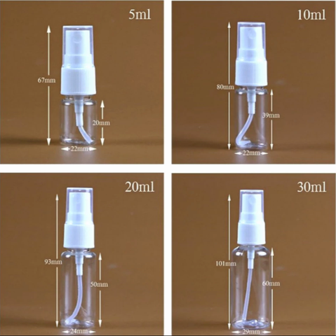 Chai Chiết Mỹ Phẩm Thủy Tinh Không Ống, Xịt Giọt, Dung Tích 5ml/30ml/50ml/100ml, Lọ Chất Lượng Cao An Toàn Sử Dụng
