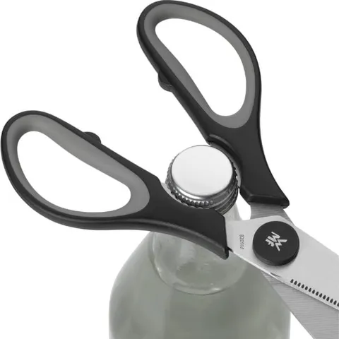 Kéo làm bếp đa năng WMF 21cm - Kéo cắt inox đa chức năng, mở nắp chai, tay cầm nhựa cao cấp, sản phẩm gia dụng tiện ích từ Đức