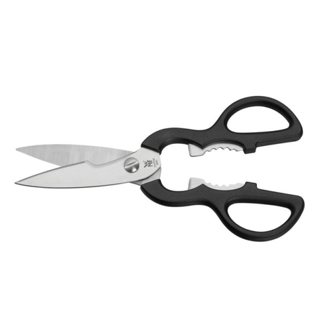 Kéo làm bếp đa năng WMF 21cm - Kéo cắt inox đa chức năng, mở nắp chai, tay cầm nhựa cao cấp, sản phẩm gia dụng tiện ích từ Đức