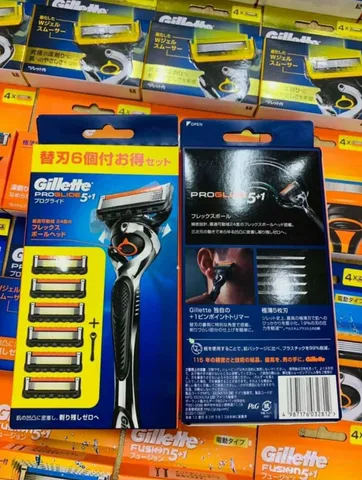 Dao Cạo Râu Gillette Fusion Proglide Nhật Bản - 5 Lưỡi Cao Cấp Nội Địa, Cạo Râu Mượt Mà và Hiệu Quả
