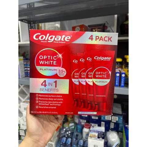 Kem đánh răng Colgate Optic [Hàng Mỹ]