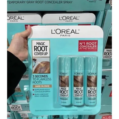 Xịt phủ chân tóc bạc L’oreal Magic Root Cover Up 57g (USA)