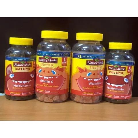 Kẹo dẻo Nature Made Kids First Vitamin C Gummi 558033