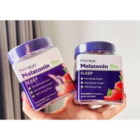 Kẹo Giúp Ngủ Ngon Natrol 90v 10mg - Thực Phẩm Chức Năng Hỗ Trợ Giấc Ngủ, Xuất Xứ Mỹ