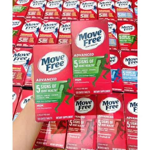 Khớp Move Free Joint Health Advanced Plus MSM with Glucosamine+Chondroitin hãng Schiff từ Mỹ chai 120 viên Hàng mỹ 558040