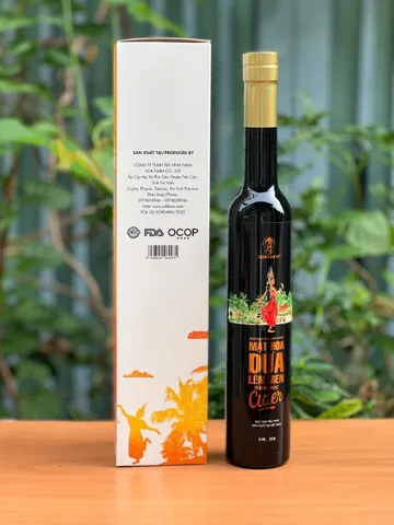 Mật Hoa Dừa Lên Men Hữu Cơ Sokfarm 375ml - Thực Phẩm Tự Nhiên, Độ Cồn Thấp, Hương Vị Ngọt Ngào, Chứng Nhận USDA, JAS, EU