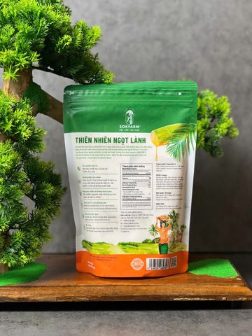Đường mật hoa dừa hữu cơ Sokfarm 300g - Đường tự nhiên giàu dinh dưỡng, không tẩy trắng, tốt cho sức khỏe gia đình