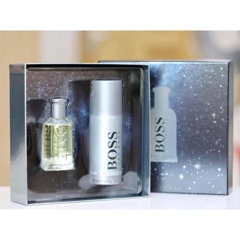 Set Nước hoa nam Hugo Boss Boss Bottled EDT 50m TẶNG KÈM lăn khử mùi hương nước hoa. 558067
