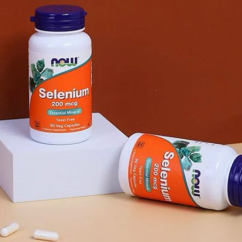 Viên Uống Selenium 100mcg/200mcg NOW Foods - Tăng Cường Đề Kháng, Hỗ Trợ Tuyến Giáp, Chống Oxy Hóa, Dành Cho Người Lớn