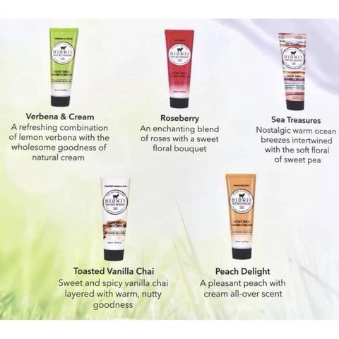 Kem dưỡng ẩm da tay Dionis Goat Milk Hand Cream 28g- tinh chất sữa dê USA