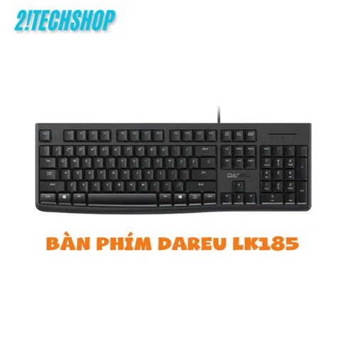 Bàn Phím Dareu LK185 - Thiết Kế Công Thái Học, Bền Bỉ, Kết Nối USB - Hoàn Hảo Cho Văn Phòng & Gaming