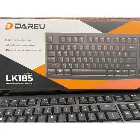 Bàn Phím Dareu LK185 - Thiết Kế Công Thái Học, Bền Bỉ, Kết Nối USB - Hoàn Hảo Cho Văn Phòng & Gaming