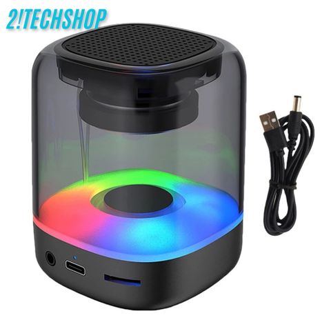 Loa Bluetooth Không Dây E-3052 - Âm Thanh Vòm 360 Độ, Đèn LED RGB Đổi Màu - Thời Gian Nghe Lâu, Dùng Trong Nhà và Ngoài Trời