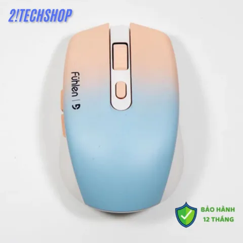 Chuột Không Dây Fuhlen B07S - Chuột Máy Tính Ergonomic 1600 DPI, Kết Nối 2.4GHz, Thích Hợp Cho Văn Phòng và Chơi Game