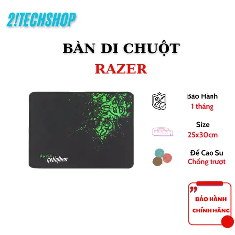 Lót Chuột Razer Goliathus 25x30cm Dày 3mm - Chống Trượt, Tăng Độ Chính Xác, Phụ Kiện Gaming Cao Cấp