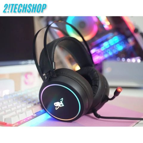 Tai Nghe Chụp Tai GNET G09 LED RGB - Tai Nghe Gaming Chất Âm Tuyệt Hảo, Thoải Mái, Chính Hãng, Đổi Màu Ấn Tượng