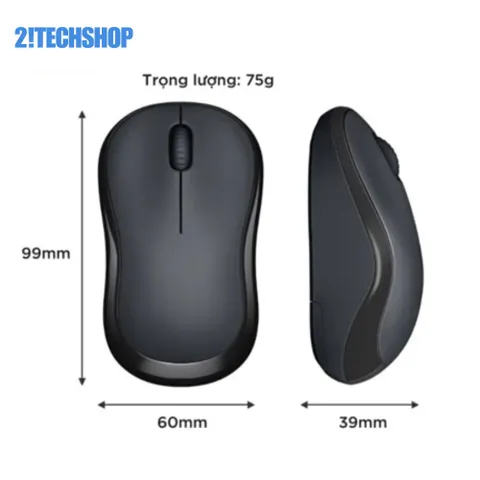 Chuột Không Dây Logitech M220 Silent - Chuột Văn Phòng Yên Tĩnh 2.4GHz, Thiết Kế Nhỏ Gọn, Tuổi Thọ Pin 18 Tháng