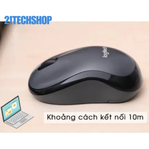 Chuột Không Dây Logitech M220 Silent - Chuột Văn Phòng Yên Tĩnh 2.4GHz, Thiết Kế Nhỏ Gọn, Tuổi Thọ Pin 18 Tháng