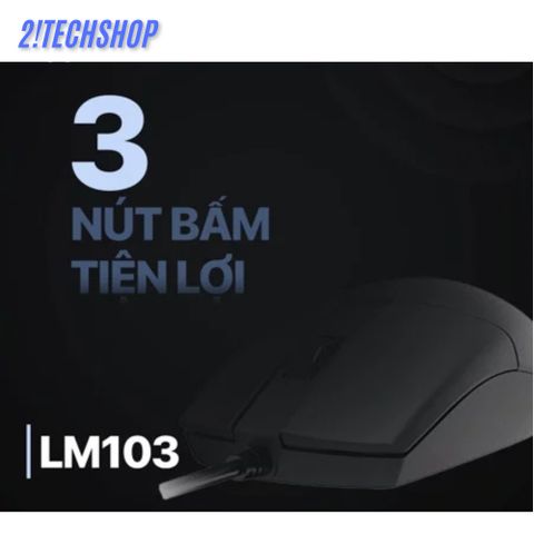 Chuột Gaming DAREU LM103 Ergonomic - Cảm Biến Quang Học 3200 DPI, LED RGB, Thiết Kế Công Thái Học Cho Game Thủ