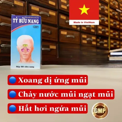 Tỷ Bửu Nang - Thực Phẩm Chức Năng Hỗ Trợ Xoang Mũi Dị Ứng, Giảm Nghẹt Mũi, Sổ Mũi, Hắt Hơi từ Vĩnh Quang