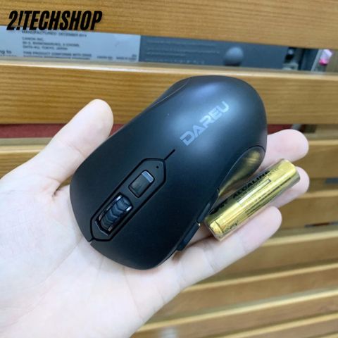 Chuột Không Dây DareU LM115G Đen/Trắng/Hồng - Chuột Gaming Văn Phòng Giá Rẻ, Kết Nối USB, Điều Chỉnh DPI, Bảo Hành 12 Tháng