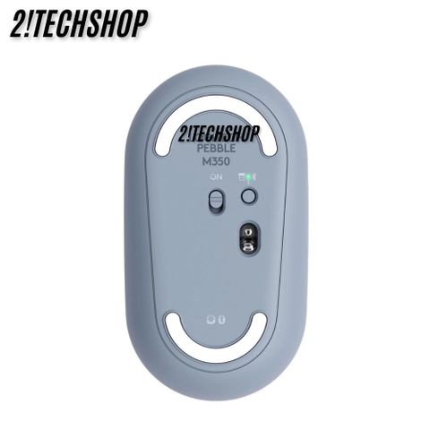 Chuột Không Dây Logitech M350 Silent - Office Mouse Kết Nối Bluetooth & USB, Màu Xanh Dương, Bảo Hành 12 Tháng