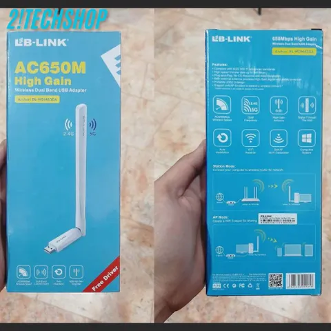 USB Thu Sóng Wifi Băng Tần Kép TP-Link Archer AC650 Mbps - Thiết Bị Kết Nối Wifi Siêu Tốc Cho Máy Tính & Laptop