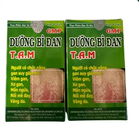 Dưỡng Bì Đan TAM - Thực Phẩm Chức Năng Giảm Mẩn Ngứa, Nổi Mề Đay và Cải Thiện Sức Khỏe Gan Tự Nhiên 1 Hộp 30 Viên