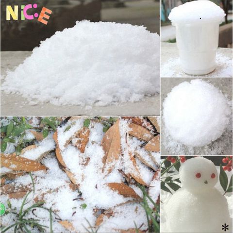 Tuyết Nhân Tạo Trang Trí DIY - Bột Tuyết Cho Dịp Giáng Sinh & Chụp Ảnh Tiểu Cảnh (100g/200g) - Cát Trắng Nai Decor