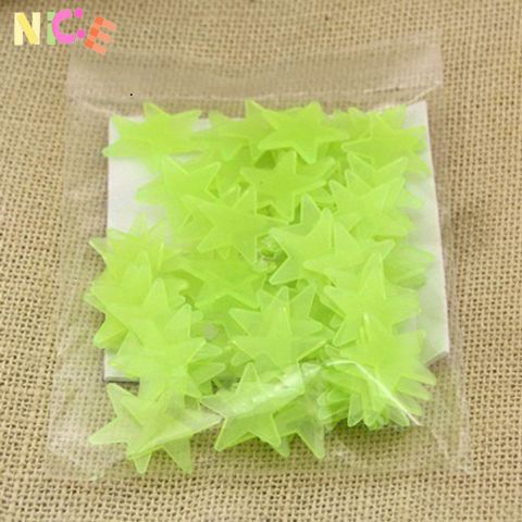 Bộ 100 Ngôi Sao Dạ Quang Gắn Tường - Trang Trí Phòng Ngủ Huyền Ảo với Nút Dán Tiện Lợi Màu Sắc Đa Dạng