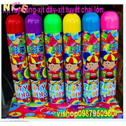 Bình Xịt Bọt Tuyết Sinh Nhật - Chất Lượng Cao, Thiết Kế Chống Trượt, Độc Đáo Cho Tiệc Tùng, Sự Kiện Vui Nhộn