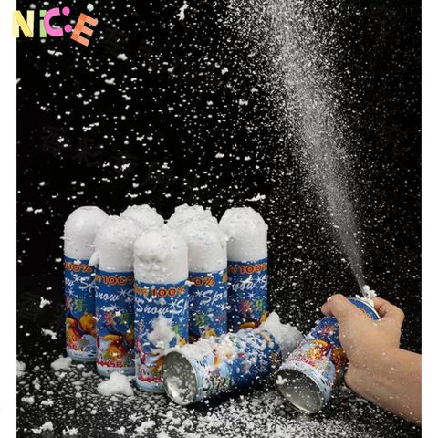 Bình Xịt Tuyết Trắng 280ML - Trang Trí Giáng Sinh & Tiệc Sinh Nhật - Hiệu Ứng Tuyết Mịn, Dễ Dàng Sử Dụng, Bề Mặt Sáng Tạo