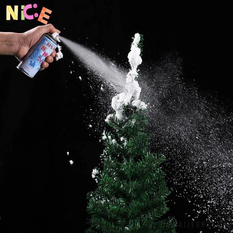Bình Xịt Tuyết Trắng 280ML - Trang Trí Giáng Sinh & Tiệc Sinh Nhật - Hiệu Ứng Tuyết Mịn, Dễ Dàng Sử Dụng, Bề Mặt Sáng Tạo