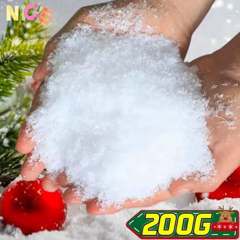 Bột Tuyết Trắng Nhân Tạo 50g/100g - Trang Trí Giáng Sinh Tạo Hiệu Ứng Tuyết Thực Tế Cho Tiệc Tùng Mùa Đông