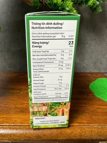 Mật Hoa Dừa Sokfarm Hộp 12 Gói - Tự Nhiên, Hữu Cơ, Nguyên Chất, Không Đường, Chất Bảo Quản - Thực Phẩm An Toàn, Bổ Dưỡng