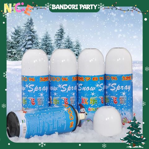 Bình Xịt Tuyết Trang Trí Giáng Sinh - Tạo Hiệu Ứng Tuyết Rơi Huyền Ảo cho Nhà Cửa và Sự Kiện Lễ Hội