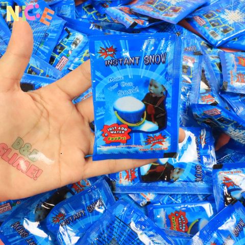 Tuyết Xanh Bông Bạc - Gói 10gr Tuyết Nhân Tạo Trang Trí & Làm Slime Lung Linh Cho Mùa Giáng Sinh & Sáng Tạo Thủ Công
