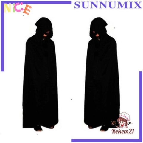 Bộ Hóa Trang Thần Chết Halloween Độc Đáo - Áo Choàng Có Mũ, Găng Tay Xương & Phụ Kiện Tạo Nên Phong Cách Kinh Dị ấn Tượng
