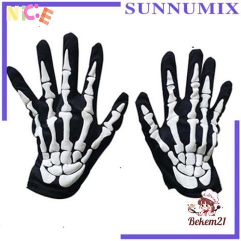 Bộ Hóa Trang Thần Chết Halloween Độc Đáo - Áo Choàng Có Mũ, Găng Tay Xương & Phụ Kiện Tạo Nên Phong Cách Kinh Dị ấn Tượng