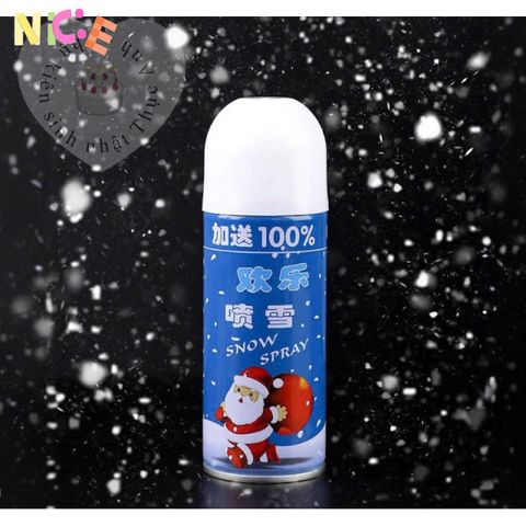Bình Xịt Bọt Tuyết Giáng Sinh 280ml - Bộ 3 hoặc 5 Bình Tạo Hiệu Ứng Tuyết Thân Thiện Môi Trường cho Không Gian Lễ Hội Sống Động