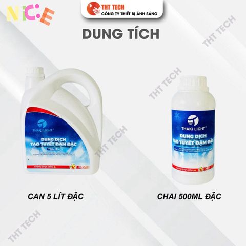 Dung dịch tạo tuyết đậm đặc THT TECH 500ml - Hiệu ứng tuyết trắng đẹp cho sự kiện, lễ hội và trang trí nội thất.