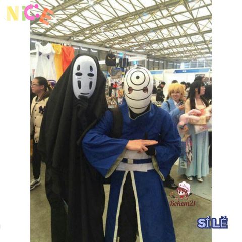 Bộ Trang Phục Hóa Trang Vô Diện Spirited Away - Áo Choàng Đen, Mặt Nạ Mystical & Găng Tay - Cosplay Dành Cho Trẻ Em Và Người Lớn