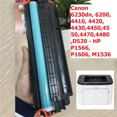 Hộp Mực Canon 326 (78A) - Chất lượng cao cho máy in Canon 6230dn, 6200, P1566, Mới 100%, In sắc nét, có lỗ đổ mực