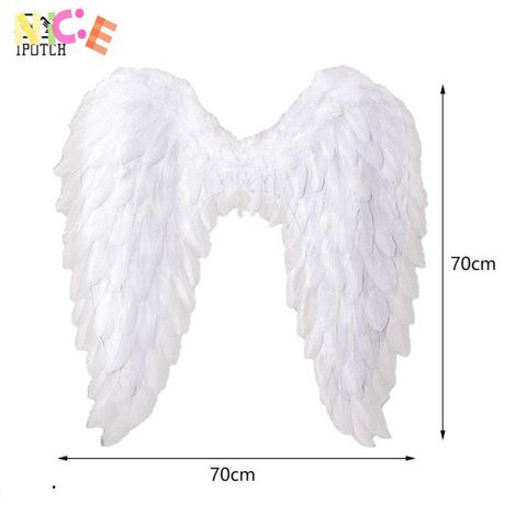 Đôi Cánh Thiên Thần Lông Vũ 3D - Trang Phục Cosplay Halloween và Lễ Hội - Phụ Kiện Thời Trang Cao Cấp cho Nữ