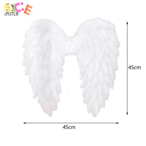 Đôi Cánh Thiên Thần Lông Vũ 3D - Trang Phục Cosplay Halloween và Lễ Hội - Phụ Kiện Thời Trang Cao Cấp cho Nữ